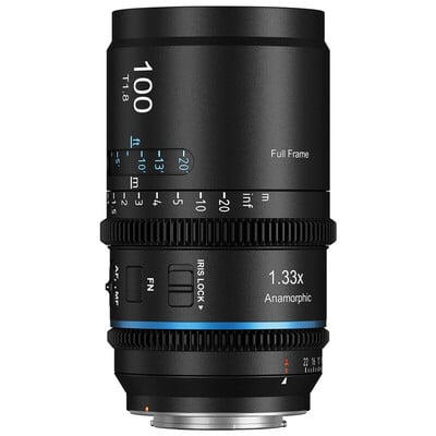 Astra 100mm T1.8 1.33X フルフレーム オートフォーカスアナモルフィックレンズ Zマウント/ブルー