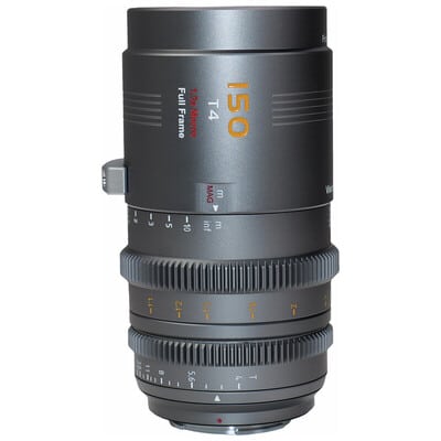 マウント交換式シネマレンズ Vision Prime T4 1.5x Macro Full Frame 150mm E/グレー(L/RF/Z交換マウントアダプター付) VP-1-150G-JP