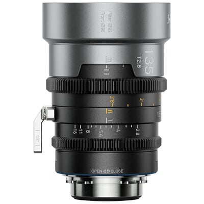 IronStar 135mm フルフレーム アナモルフィックレンズ T2.8 1.5x PL/ブルー(EFアダプター付) IRON-135-B-JP(2026年6月22日発売予定)