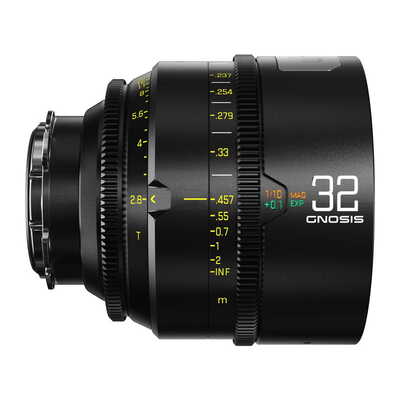 Gnosis Macro 32mm T2.8 メートル表示プライムレンズ(ハードケース付) DZO-G3228LPLM