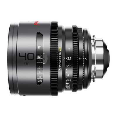 Pavo 2x アナモルフィックプライム 40mm T2.1 ニュートラルコーティング PL&EF マウント メートル表示 DZO-PA4021PLMN