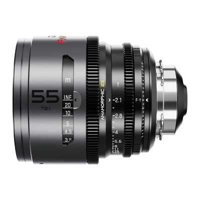 Pavo 2x アナモルフィックプライム 55mm T2.1 ニュートラルコーティング PL&EF マウント メートル表示 DZO-PA5521PLMN