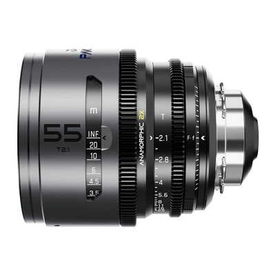 Pavo 2x アナモルフィックプライム 55mm T2.1 ブルーコーティング PL&EF マウント メートル表示 DZO-PA5521PLMB