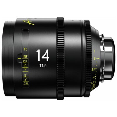 Arles Prime 14mm FF/VV T1.9 プライムシネレンズ(PLマウント/フィート表記) DZO-SAP14IPL