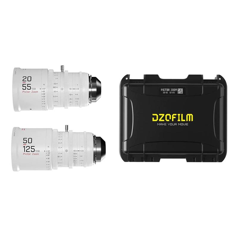DZO-7220001W/2W-BUNDLE [Pictor Zoom 20-55mm & 50-125mm T2.8 2レンズバンドル(ホワイト)]