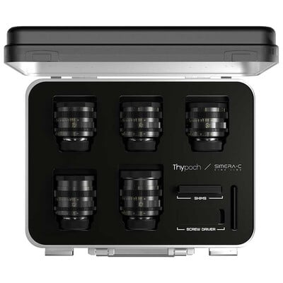 Simera-C 21mm/28mm/35mm/50mm/75mm T1.5 Mマウント ブラック 5本セット TP-SC5P-M
