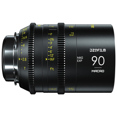 Vespid プライムシネレンズ FF/VV マクロ 90mm T2.8/PLマウント/フィート表記) DZO-VM9021PL