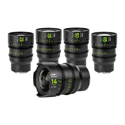 ATHENA PRIME LENS 5本セット E-Mount(NO DROP IN FILTER) (14/25/35/50/85mm)