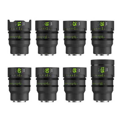 ATHENA PRIME LENS 8本セット E-Mount No drop-in-Mount (14/18/25/35/40/50/85/135mm)