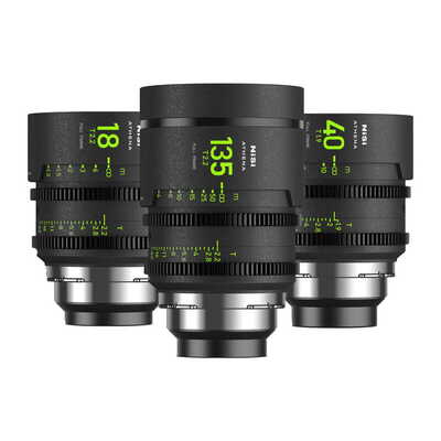 ATHENA PRIME LENS 3本セット PL-Mount (18/40/135mm)