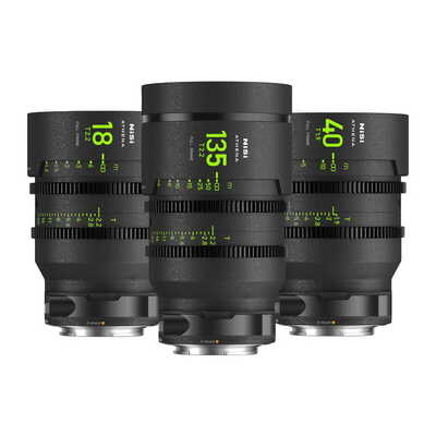 ATHENA PRIME LENS 3本セット E-Mount (18/40/135mm)
