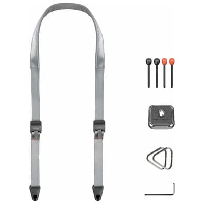 カメラショルダーストラップ ロックグレー P-CB-122
