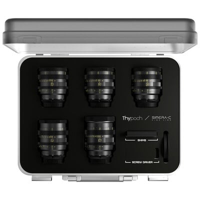 Simera-C 21mm/28mm/35mm/50mm/75mm T1.5 Eマウント ブラック 5本セット TP-SC5P-E