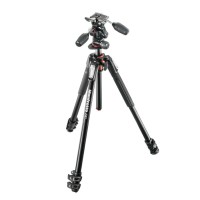 190プロアルミニウム三脚3段 +RC2付3ウェイ雲台キット MK190XPRO3-3W