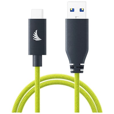 USB-A-to-C 3.2 Solid Flex Cable Lime 32 cm UAC3SFL32