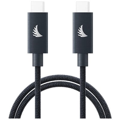 USB-C 4.0 Solid Flex Cable Blue Gray 1 m UC4SFBG100