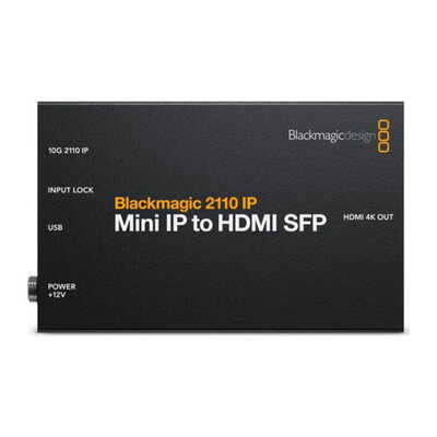 Blackmagic 2110 IP Mini IP to HDMI SFP